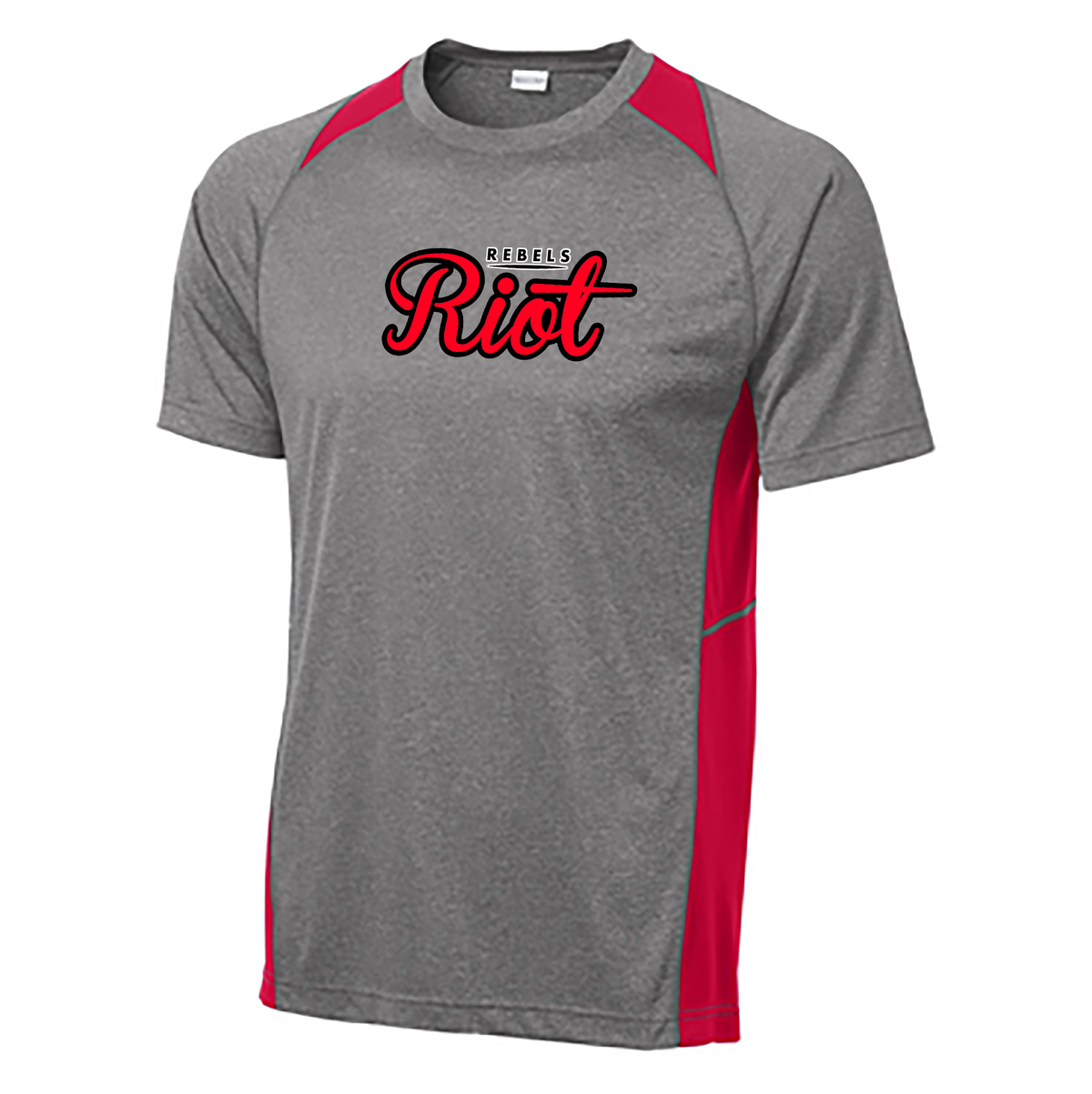 Rebels 2031 Riot Heather Colorblock Contender Tee