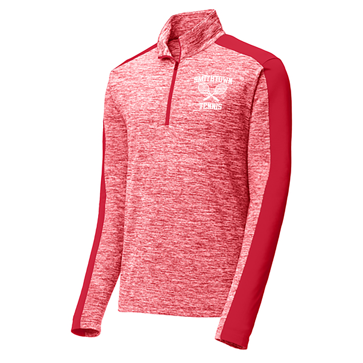 Smithtown Tennis Heather Colorblock 1/4-Zip Pullover