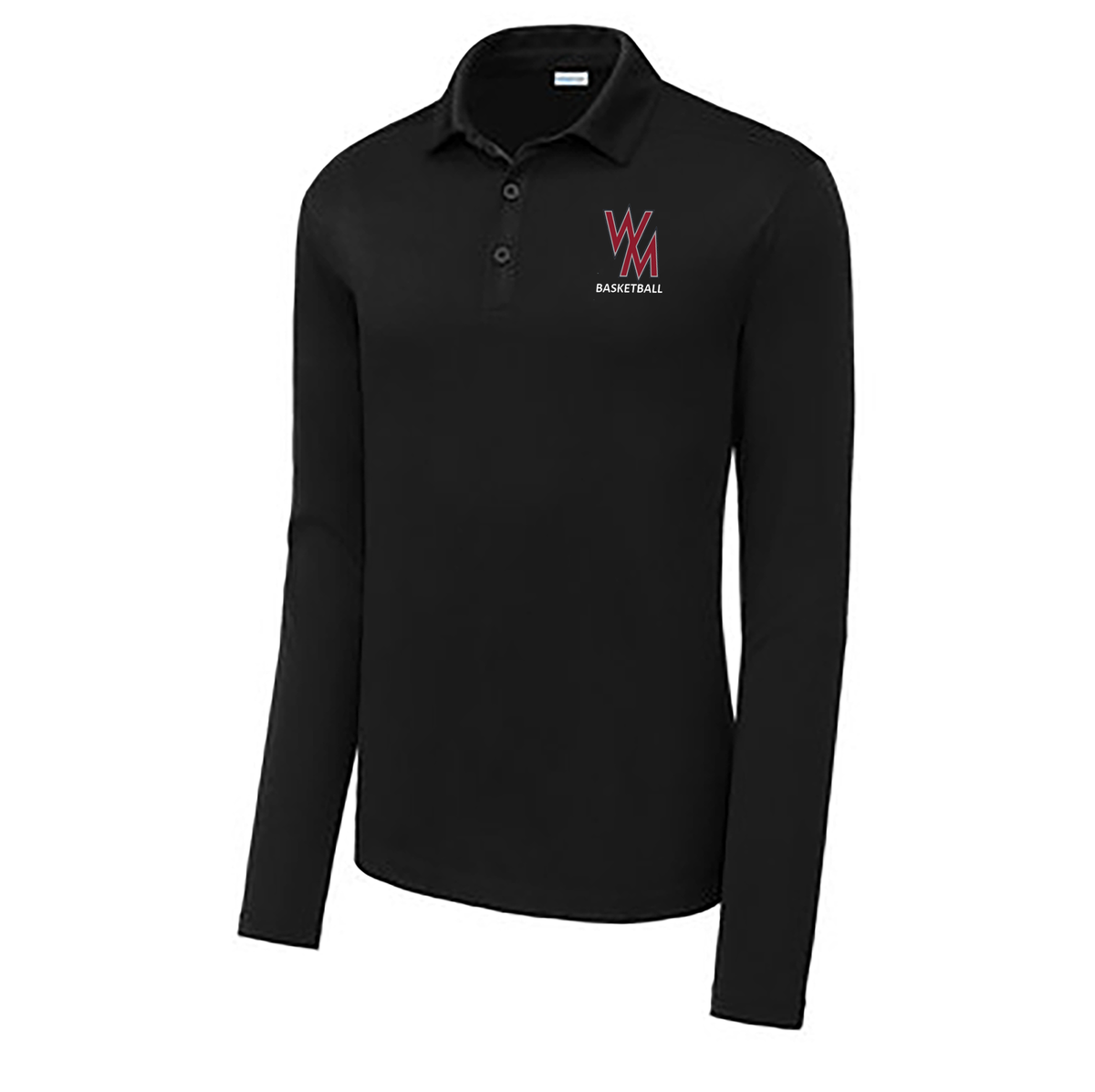 Winters Mill HS Basketball Posi-UV Pro Long Sleeve Polo