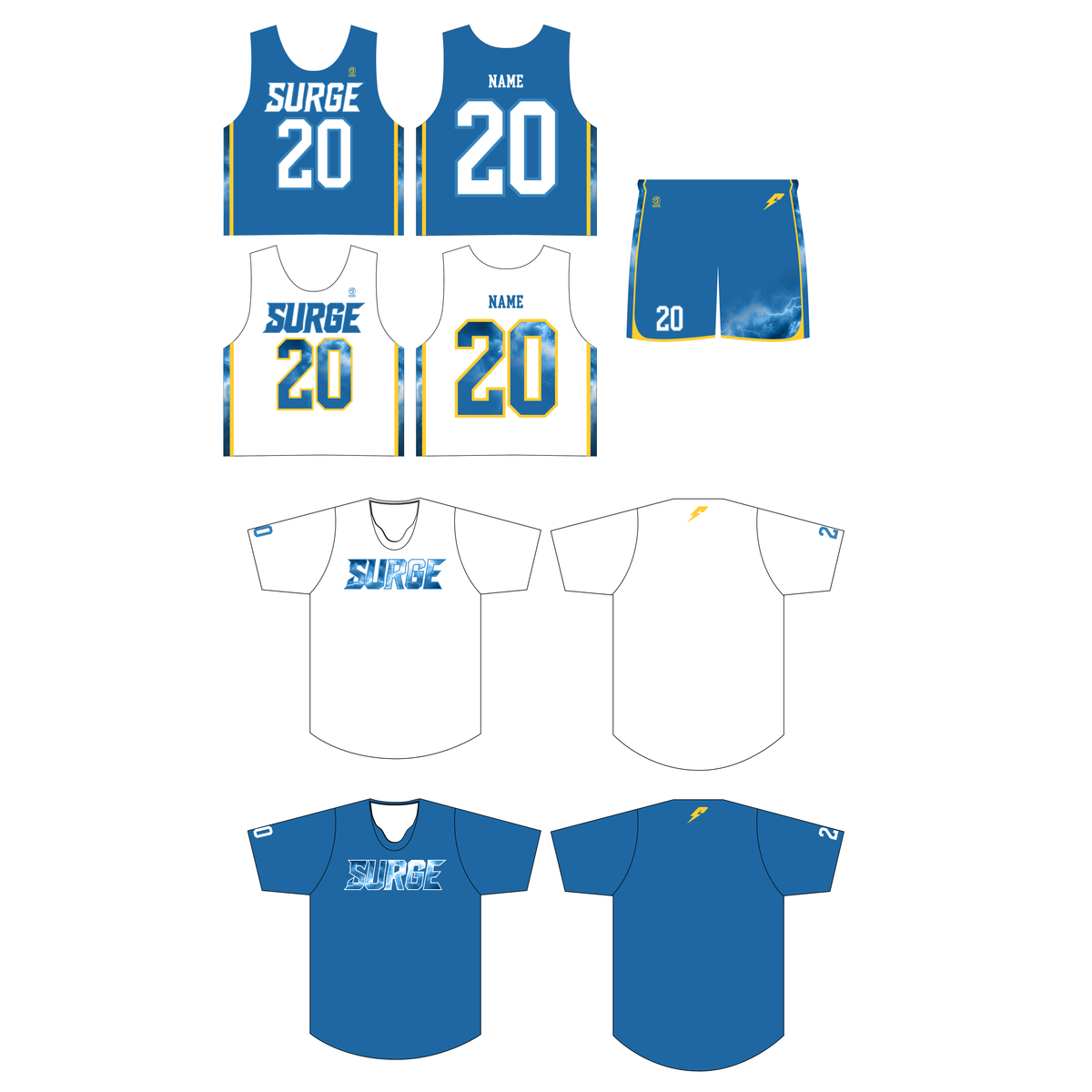 SURGE Mens Lacrosse Uniform Package