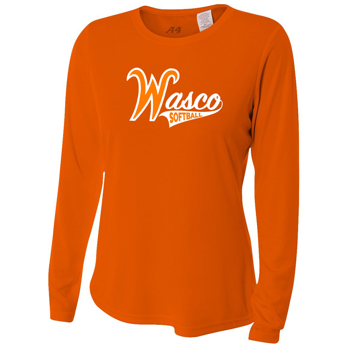 Wasco HS Softball Women's Long Sleeve Performance Crew