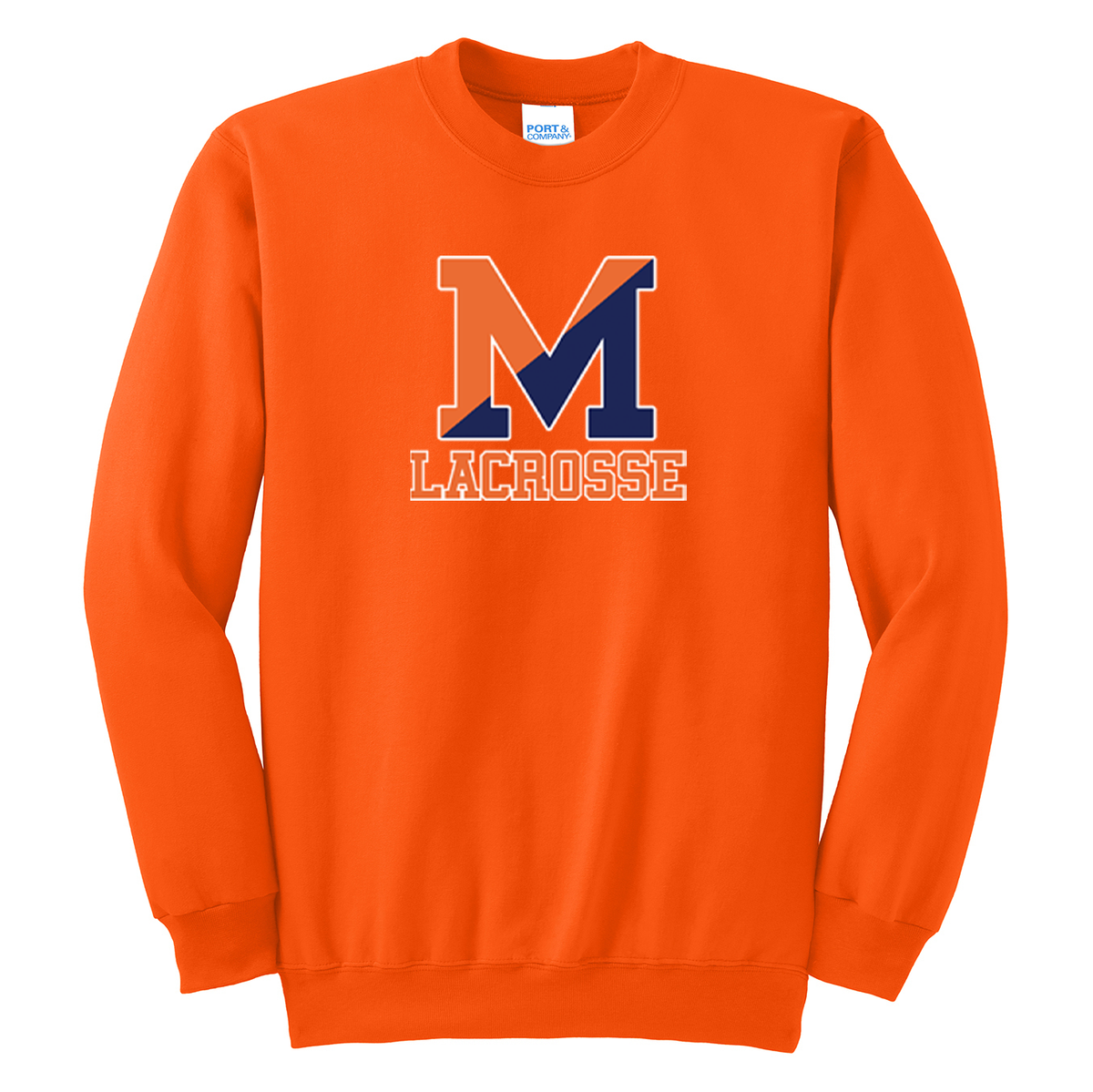 Manhasset HS Lacrosse Crew Neck Sweater