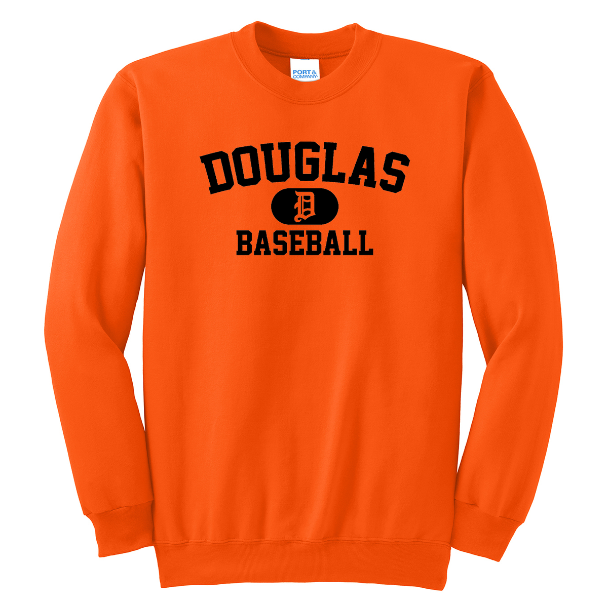 Douglas HS Baseball Crew Neck Sweater