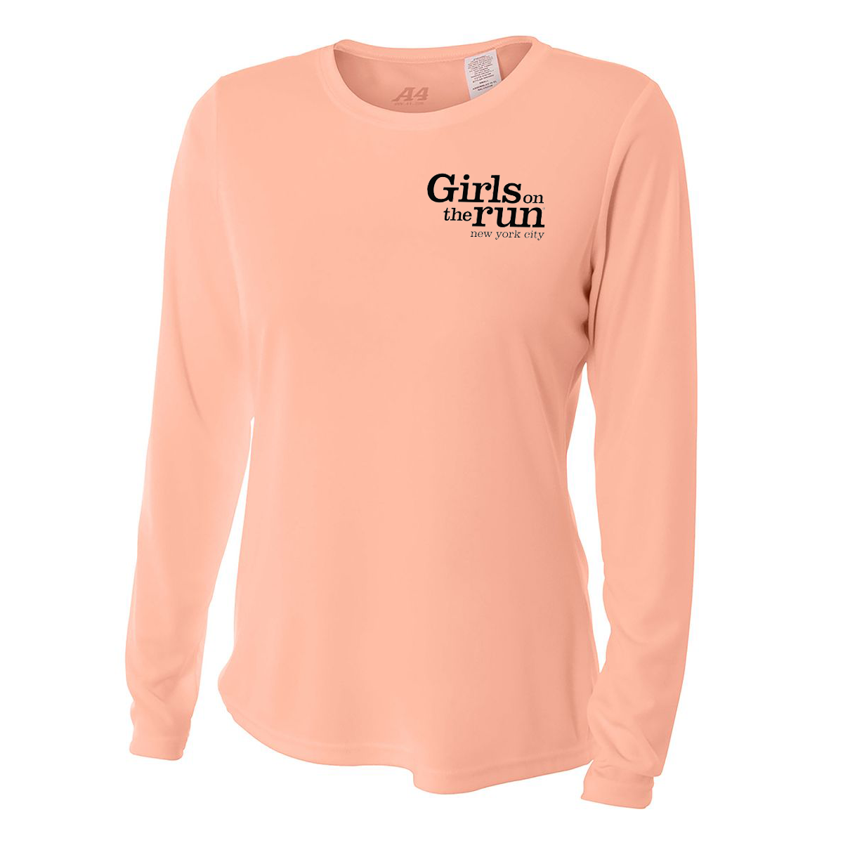 Girls on the Run NYC Women's Long Sleeve Performance Crew