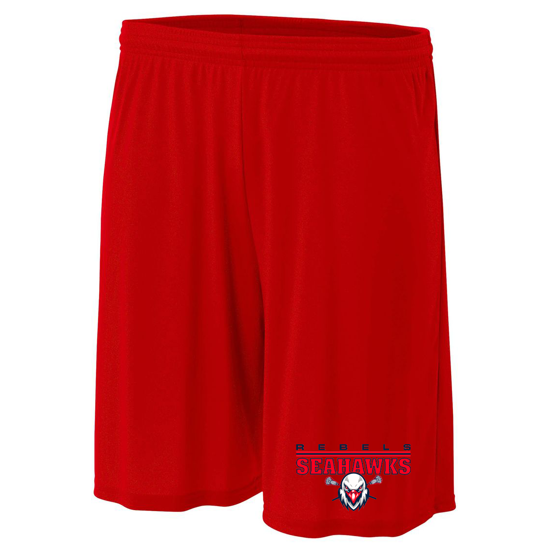 Rebels Seahawks Cooling 7" Performance Shorts with Pockets