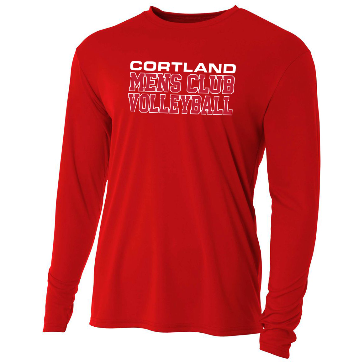Cortland Mens Volleyball Cooling Performance Long Sleeve Crew