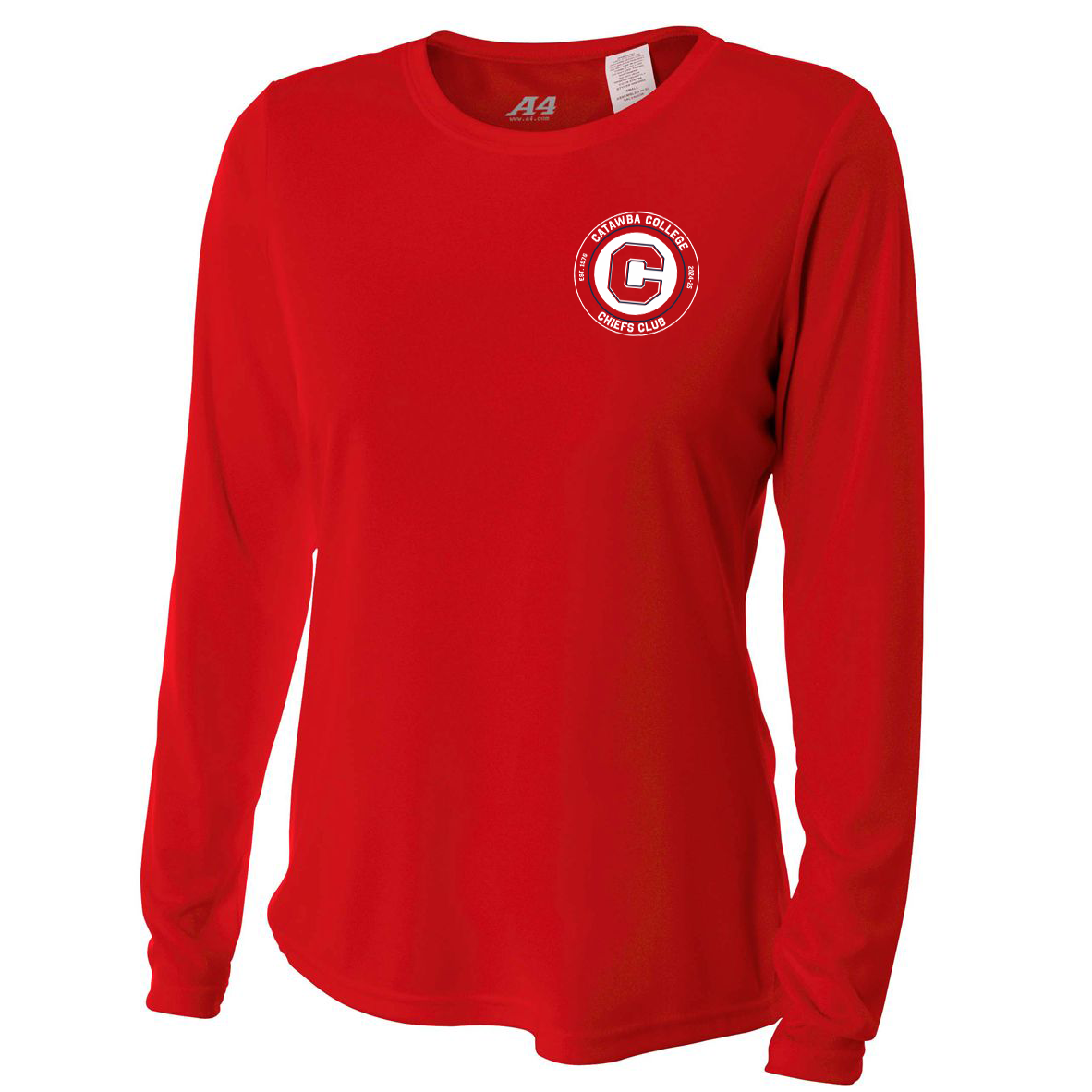 Catawba College Chiefs Club Women's Long Sleeve Performance Crew