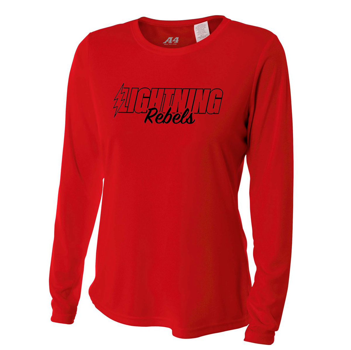 Rebels 32 Lightning Women's Long Sleeve Performance Crew