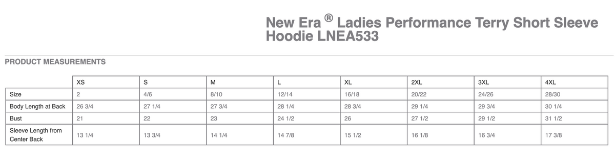 LI Elite Fastpitch New Era Women's Performance Short Sleeve Hoodie
