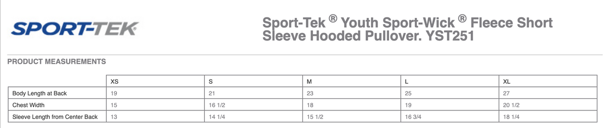 Miller Place Girls HS Lacrosse Sport-Wick Fleece Short Sleeve Hoodie (Available in Youth)