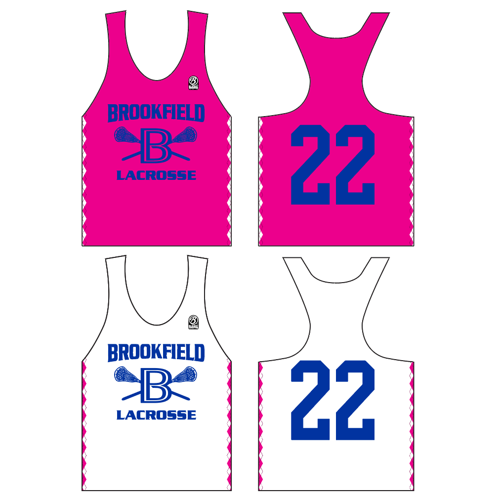 Sample Girl's Sublimated Big Hole Mesh Practice Pinnie
