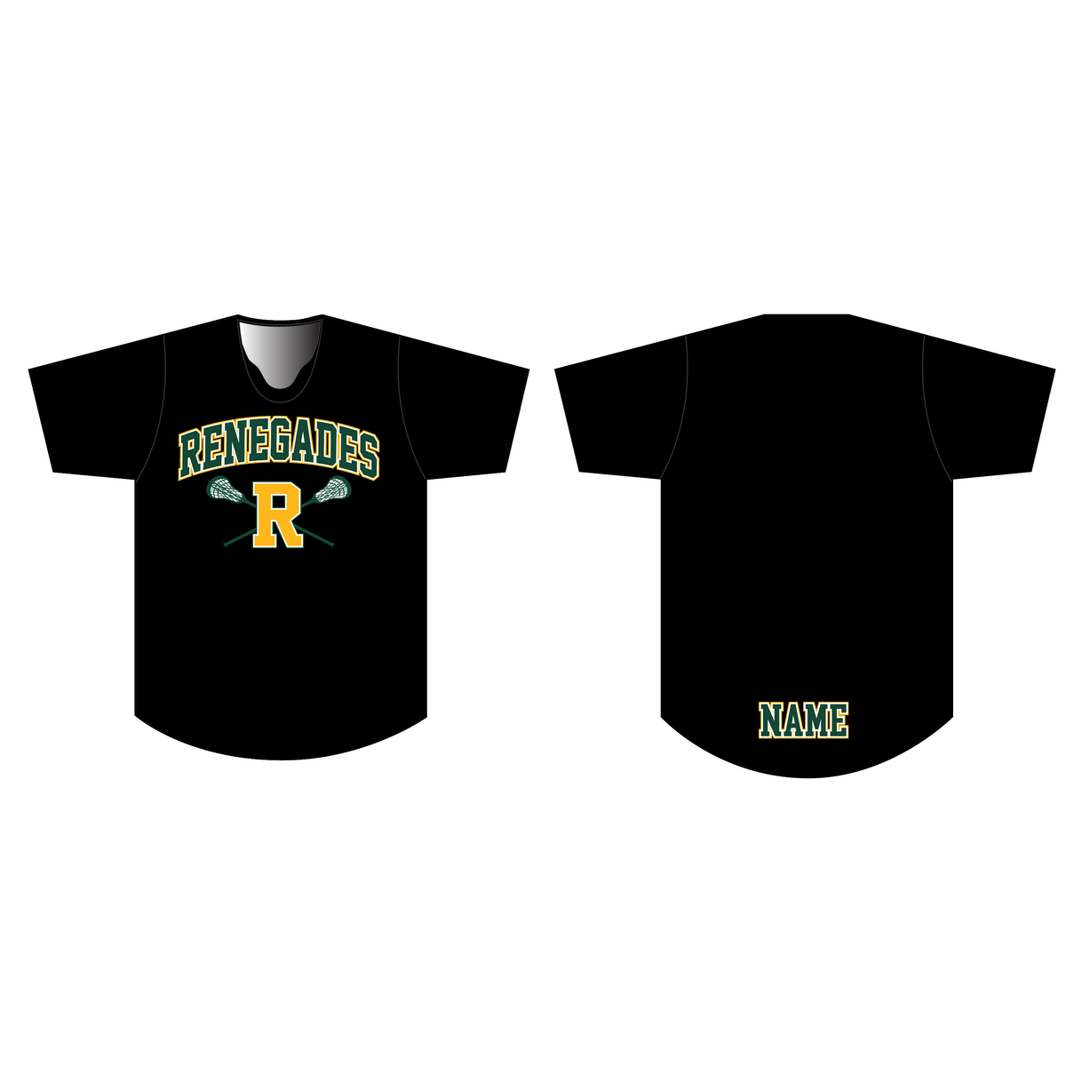 NJ Renegades Lacrosse Premium Boy's Shooting Shirt *GRADES 6-8*