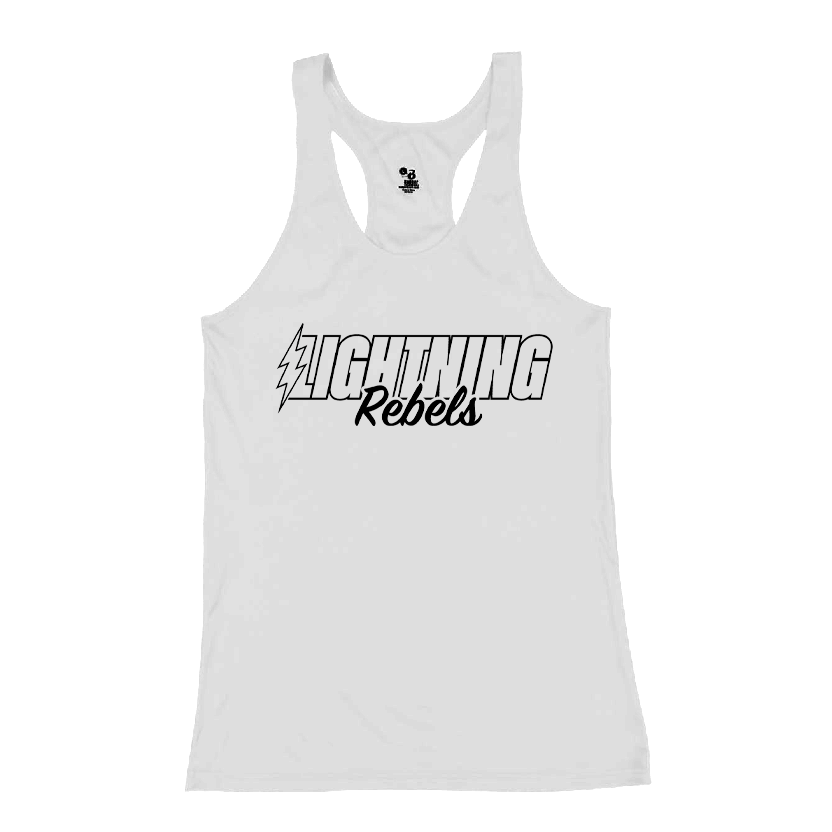 Rebels 32 Lightning B-Core Ladies Racerback Tank