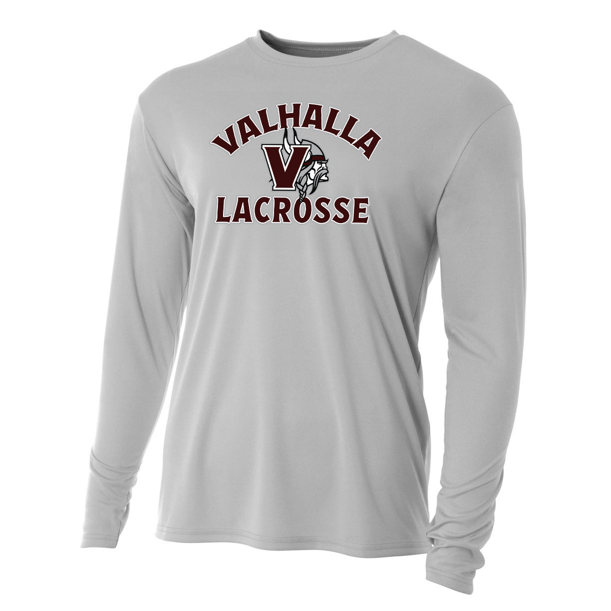 Valhalla Vikings Lacrosse Cooling Performance Long Sleeve Crew