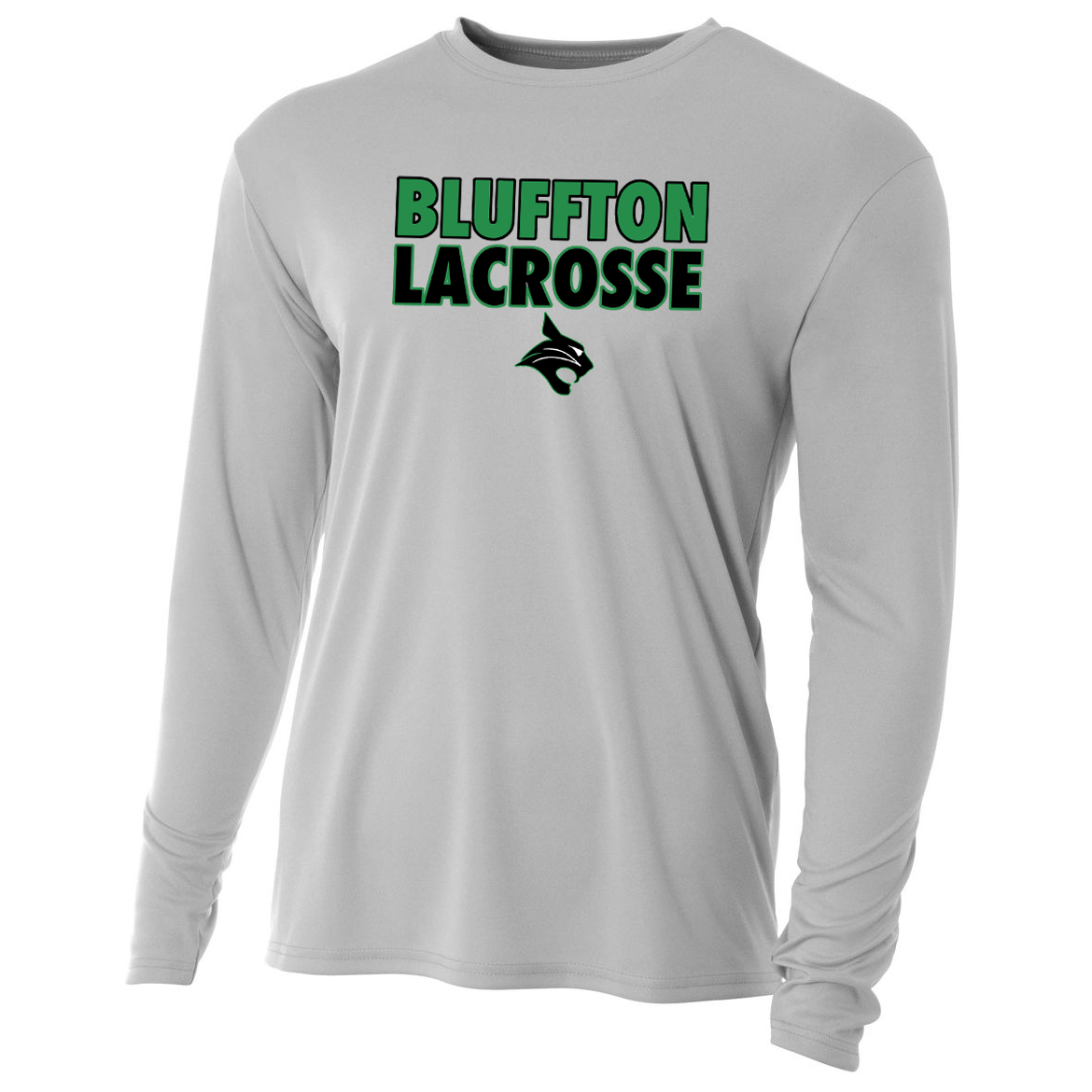 Bluffton High School Lacrosse Cooling Performance Long Sleeve Crew