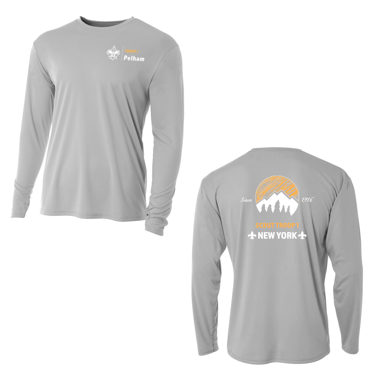 Pelham Troop 1 Cooling Performance Long Sleeve Crew