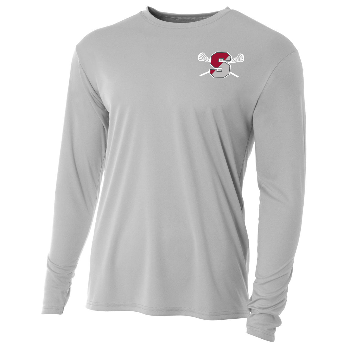 Spaulding HS Lacrosse Cooling Performance Long Sleeve Crew