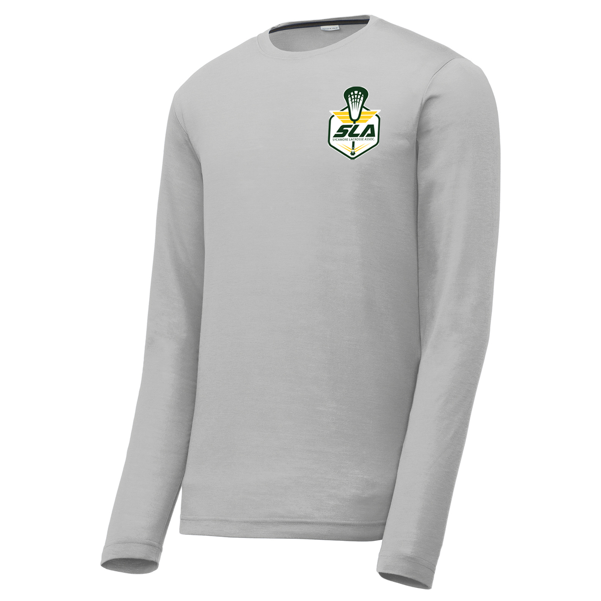 Sycamore Lacrosse Association Silver Long Sleeve CottonTouch Performance Shirt