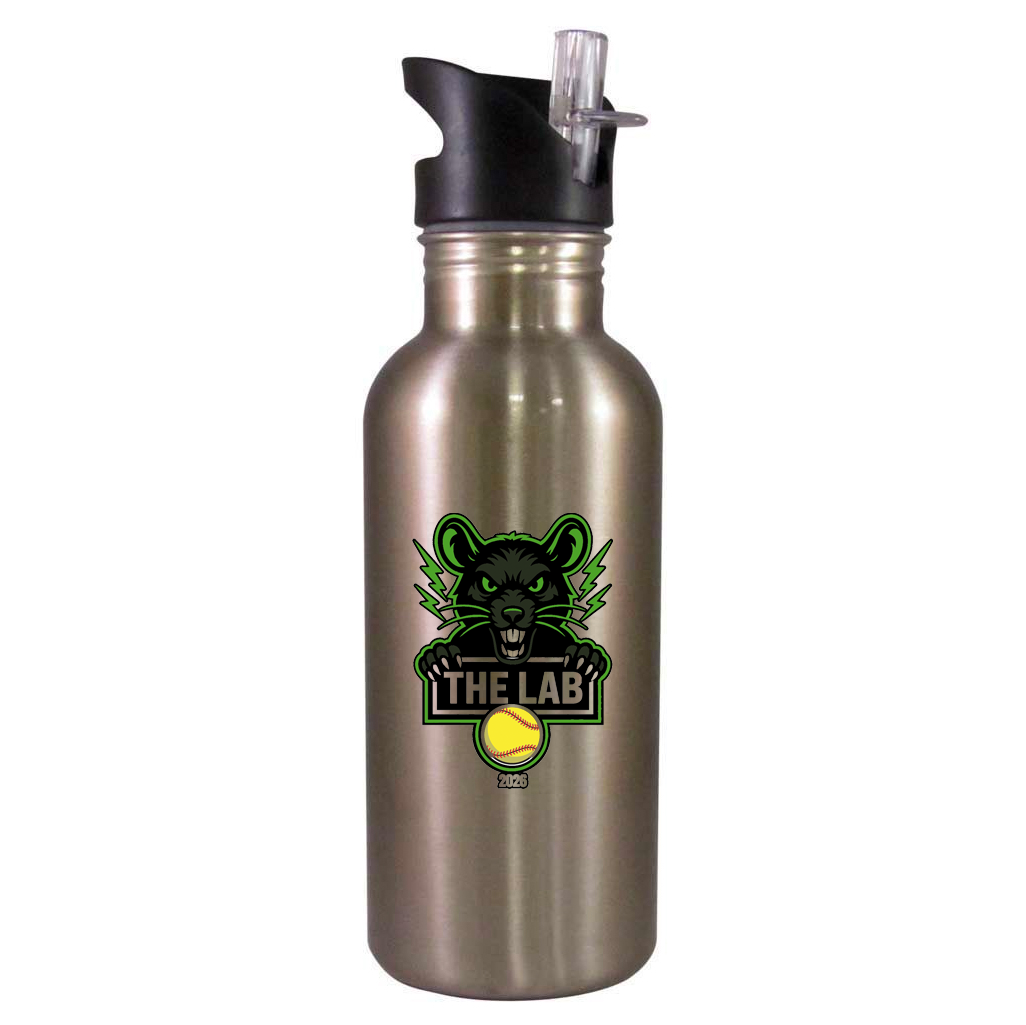 The Lab Softball Team Water Bottle