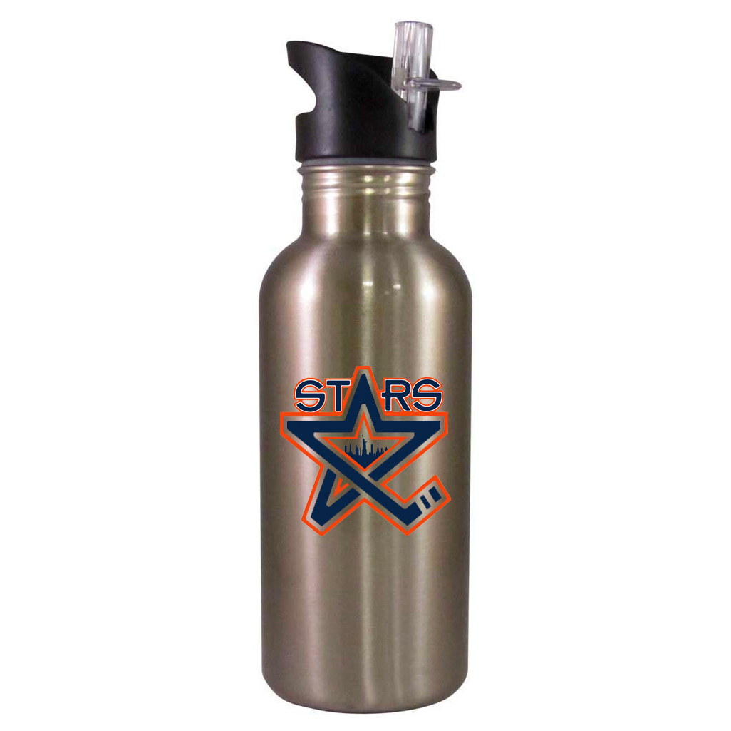 New York Stars Hockey Team Water Bottle