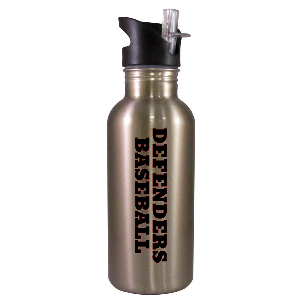 Defenders Baseball Team Water Bottle