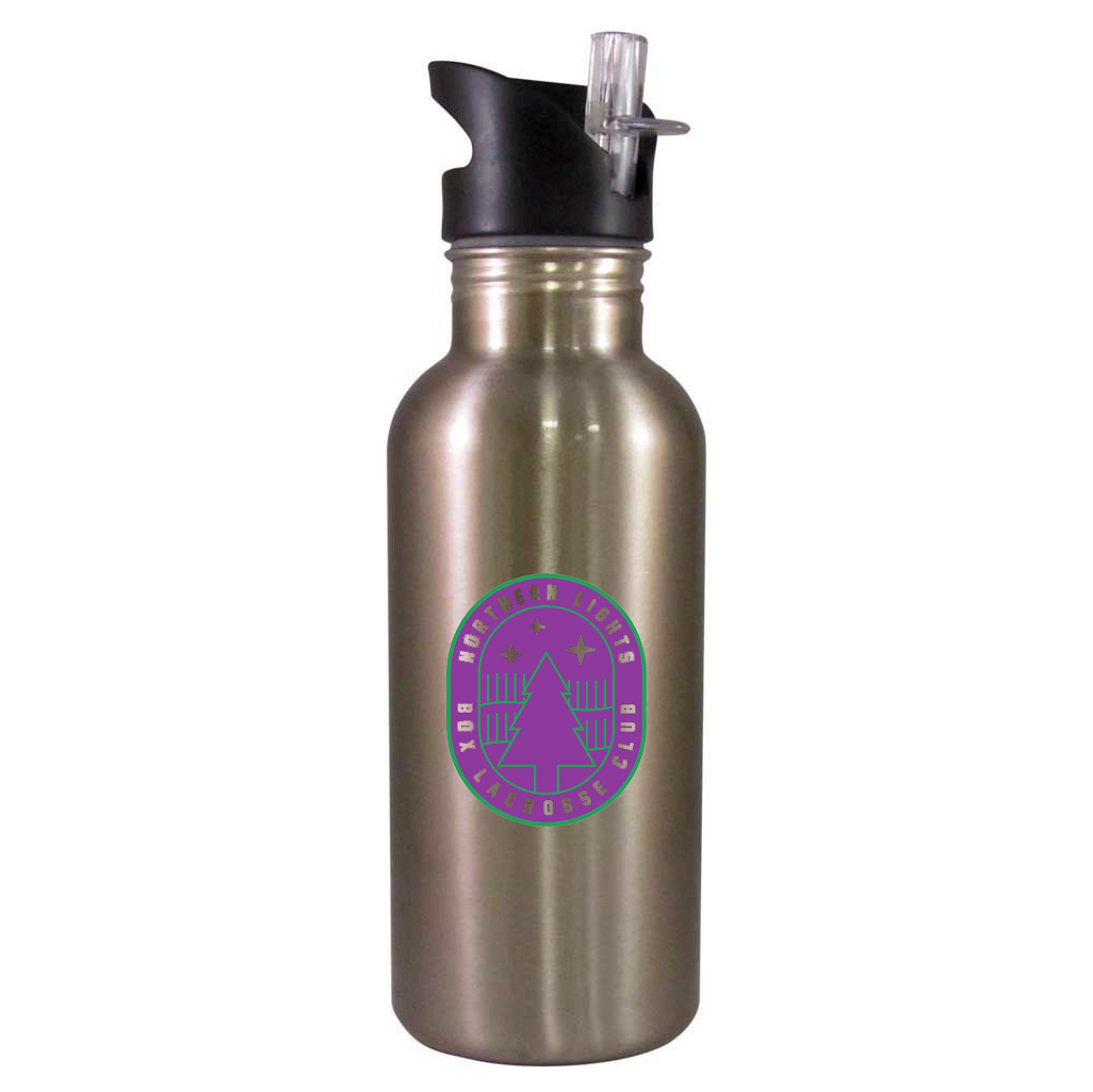 Northern Lights Box Lacrosse Team Water Bottle