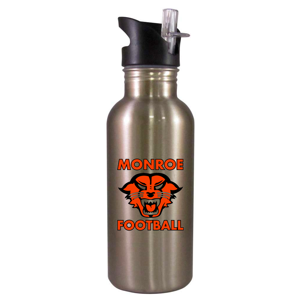 Monroe HS Football Team Water Bottle