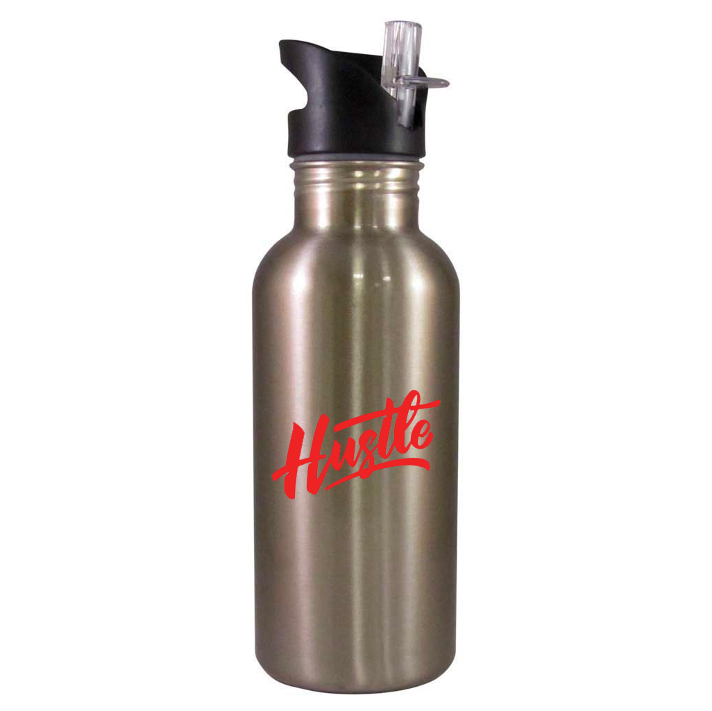 Hustle Basketball Team Water Bottle