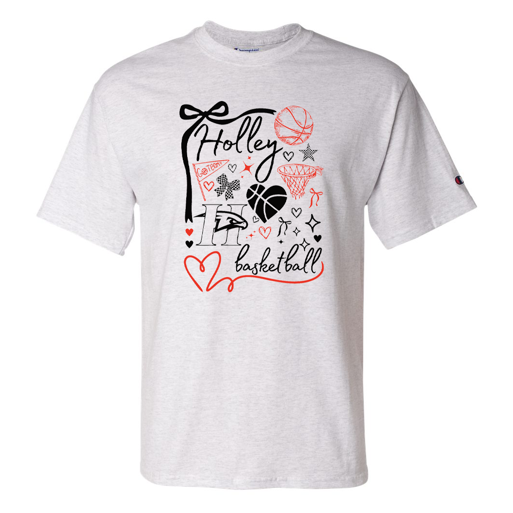 Holley Central School Girls Basketball Champion Short Sleeve T-Shirt