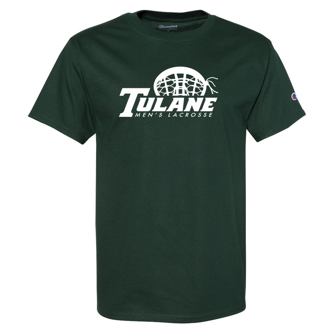 Tulane Mens Club Lacrosse Champion Short Sleeve T-Shirt