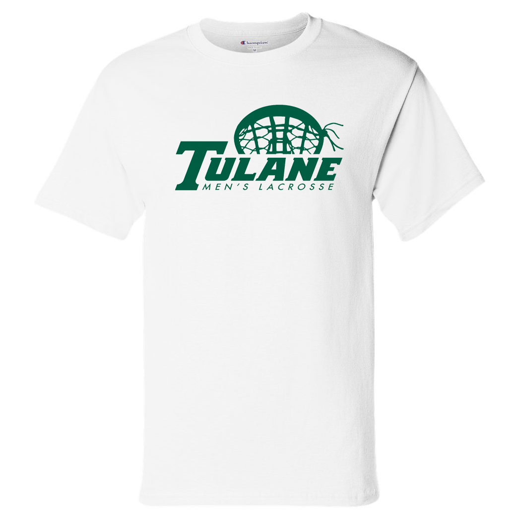 Tulane Mens Club Lacrosse Champion Short Sleeve T-Shirt