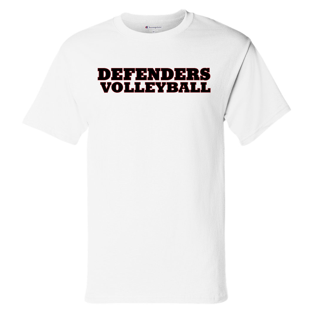 Defenders Volleyball Champion Short Sleeve T-Shirt