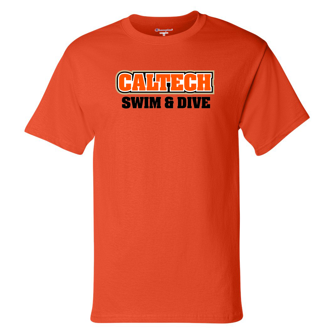 Caltech Swim & Dive Champion Short Sleeve T- Shirt