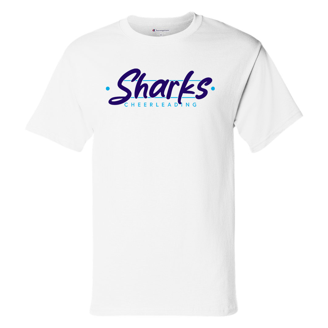 Sharks Cheerleading Champion Short Sleeve T- Shirt