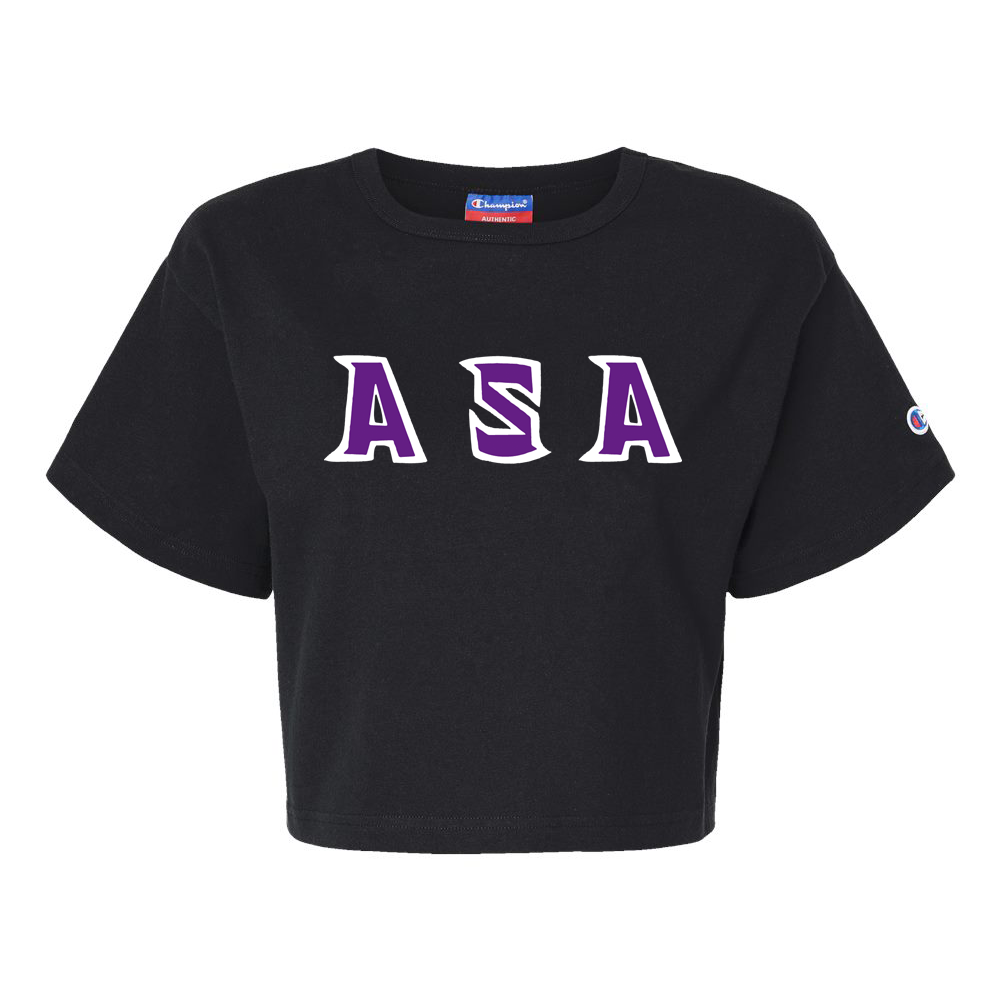 ASA Basketball Champion Women's Heritage Jersey Crop T-Shirt