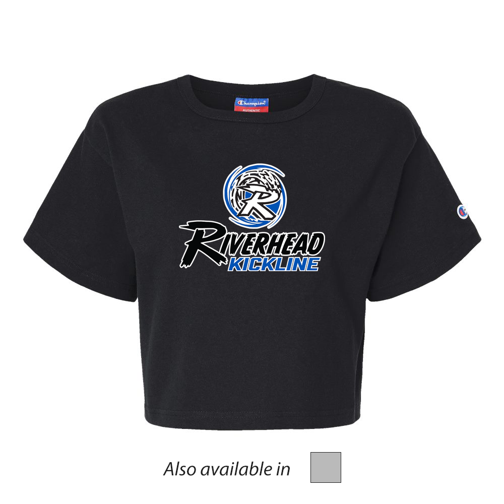 Riverhead Kickline Champion Women's Heritage Jersey Crop T-Shirt