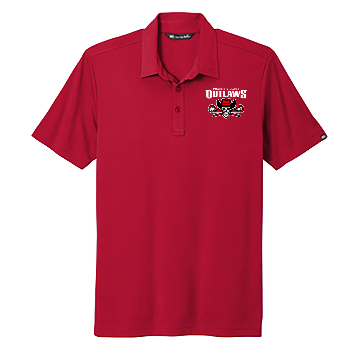 Prairie Village Outlaws Lacrosse TravisMathew Oceanside Solid Polo