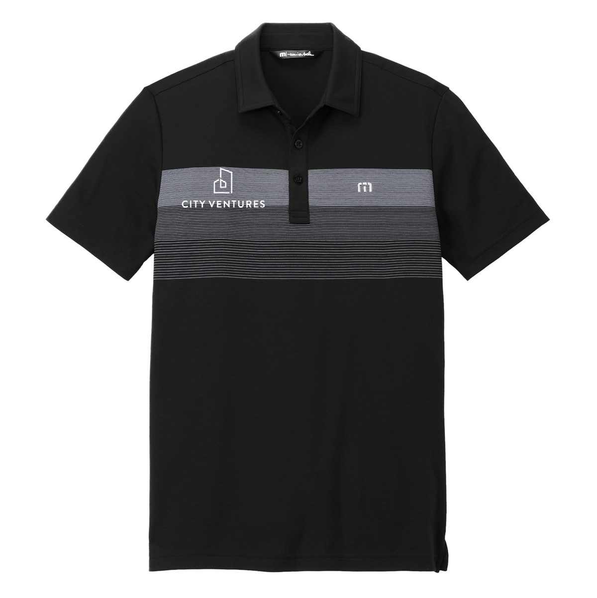 City Ventures TravisMathew Coastal Chest Stripe Polo