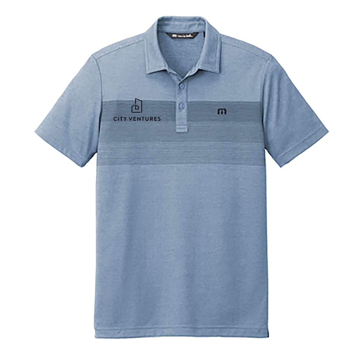 City Ventures TravisMathew Coastal Chest Stripe Polo