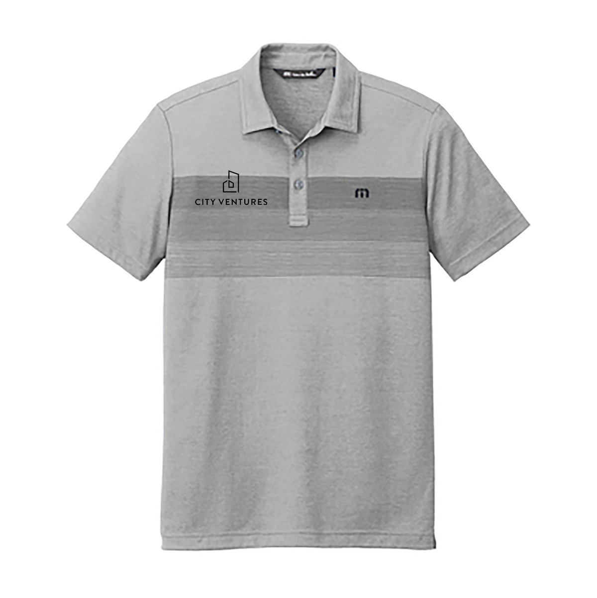 City Ventures TravisMathew Coastal Chest Stripe Polo