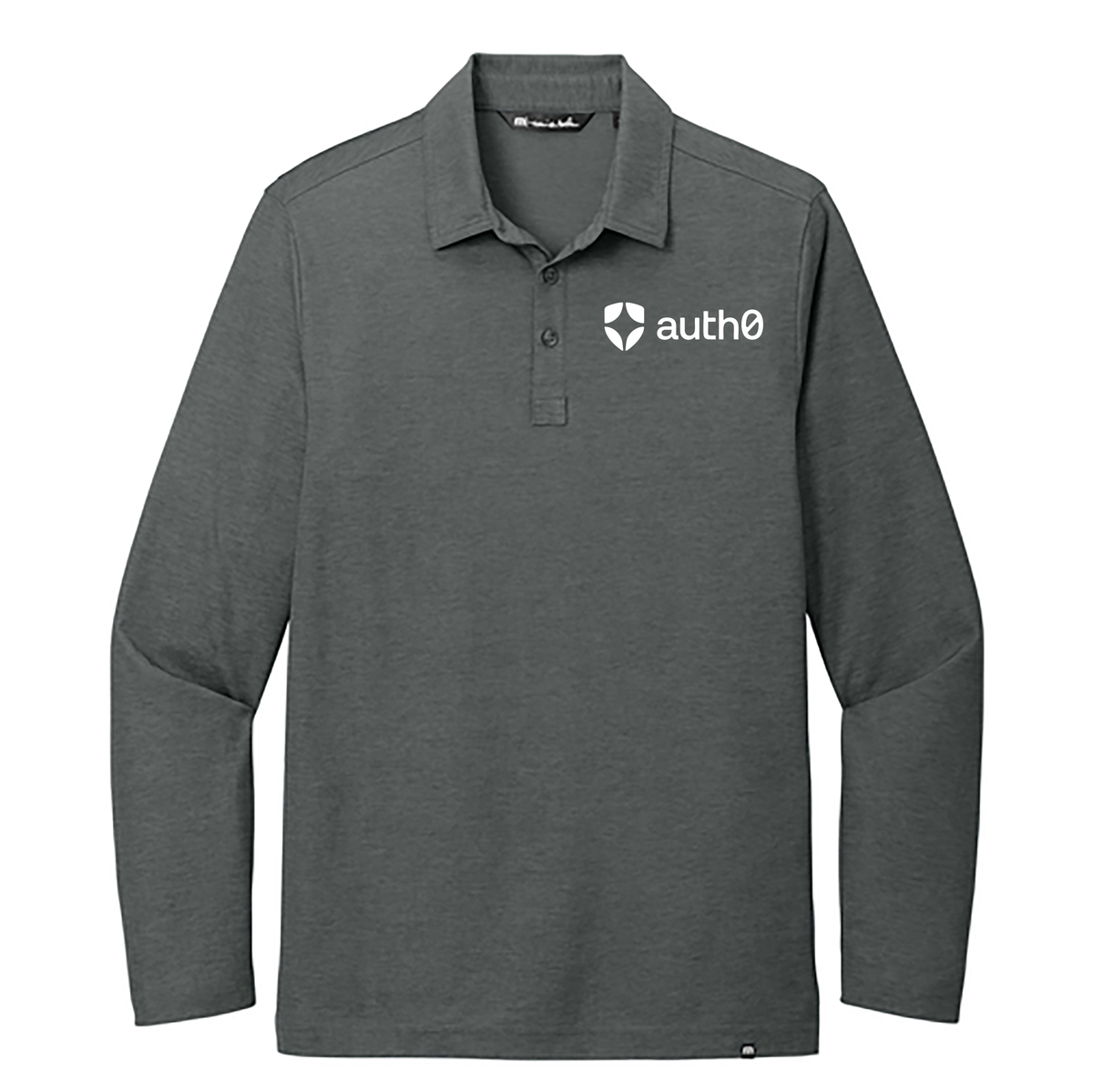 Okta TravisMathew Oceanside Heather Long Sleeve Polo