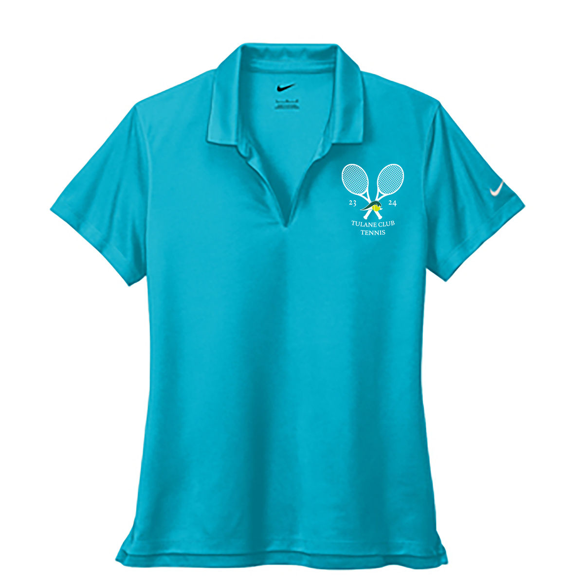 Tulane Club Tennis Ladies Nike Dri-FIT Micro Pique 2.0 Polo