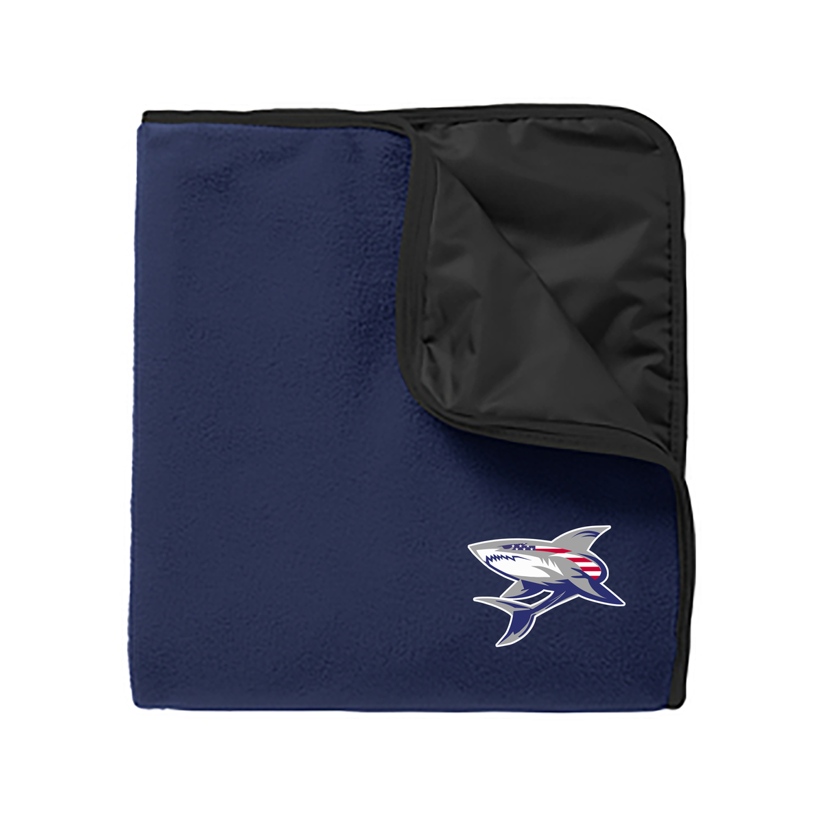 Long Island Sound Sharks Football Fleece & Poly Blanket