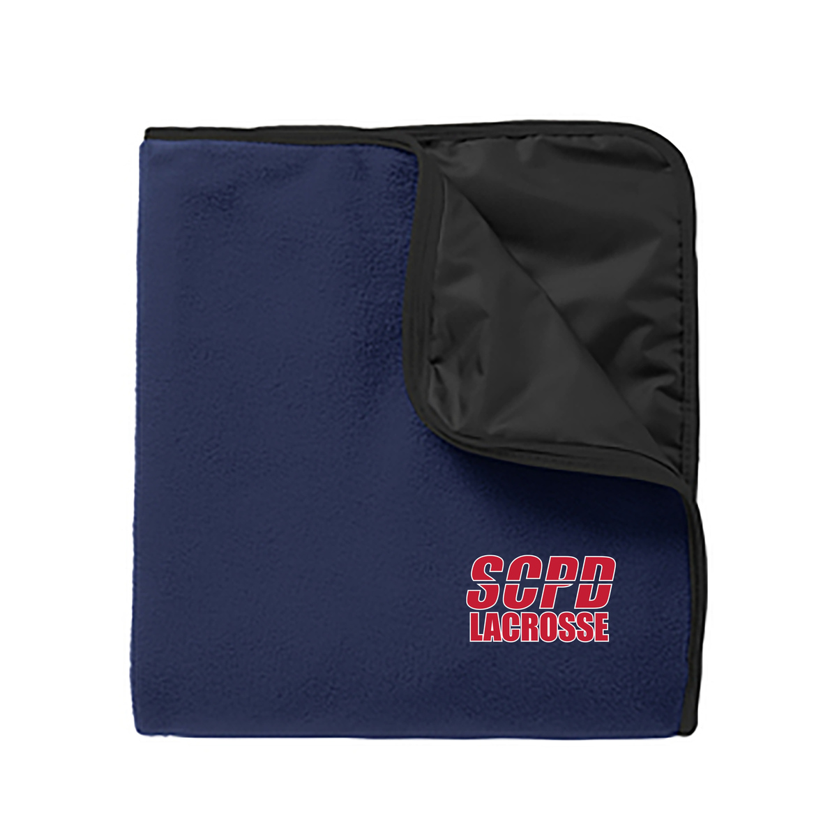 SCPD Lacrosse Fleece & Poly Blanket