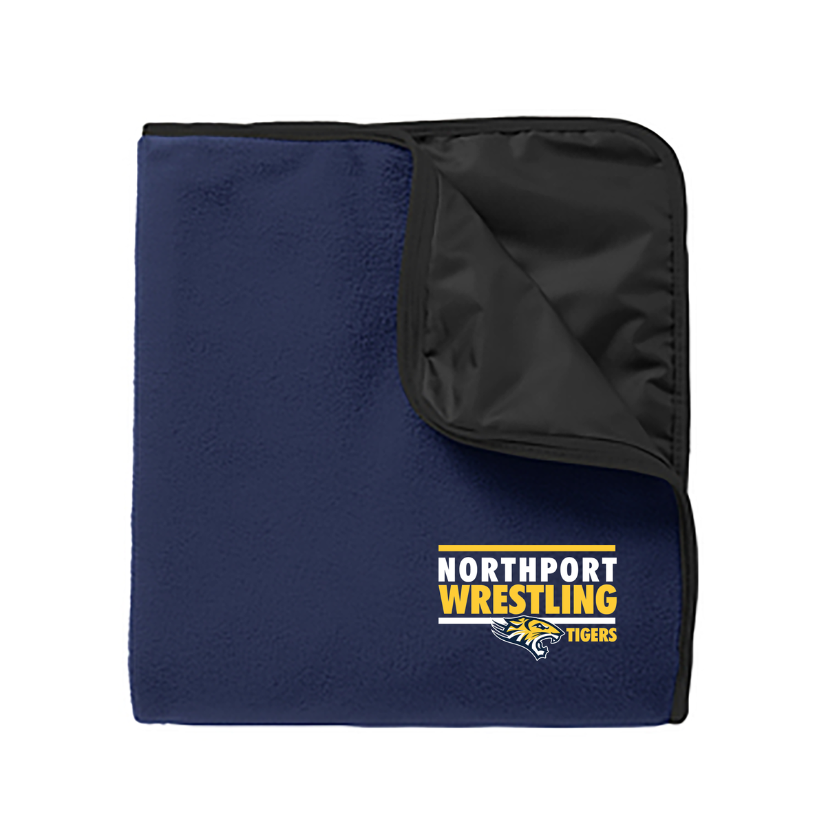 Northport Wrestling Fleece & Poly Blanket