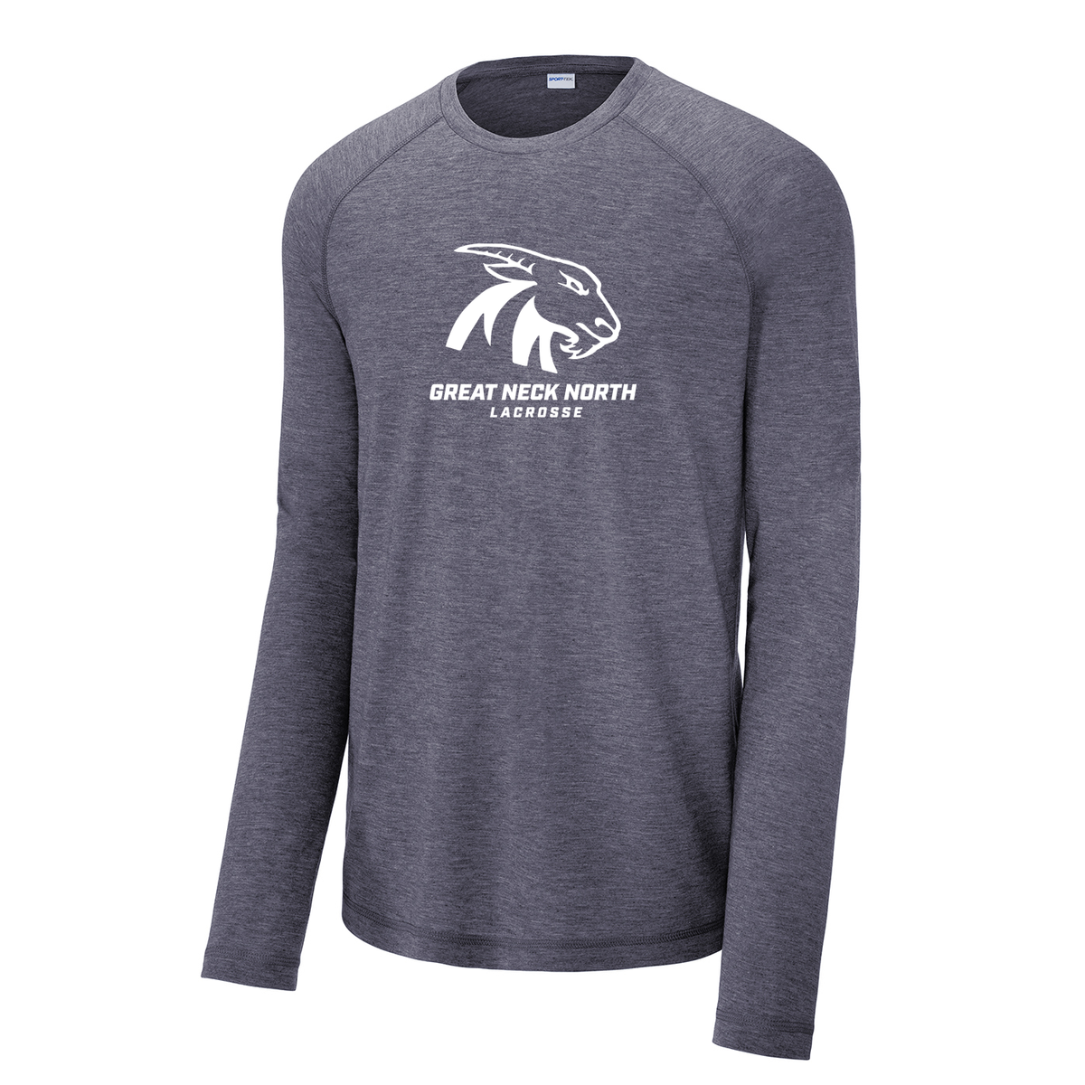 Great Neck North HS Lacrosse Long Sleeve Raglan CottonTouch