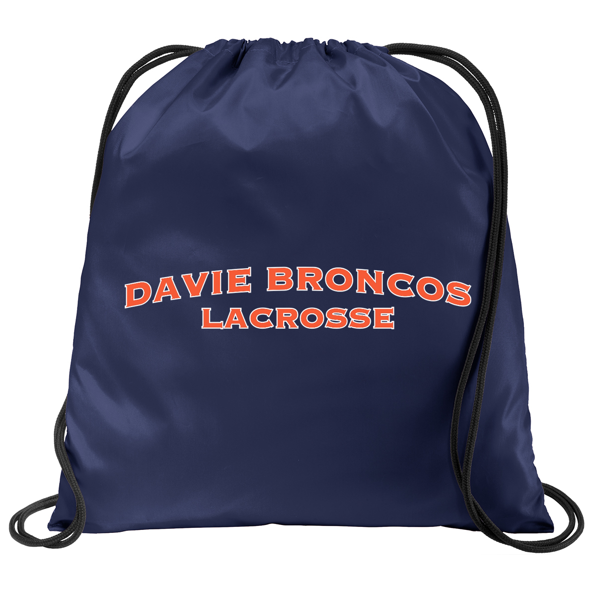 Davie Broncos Lacrosse Cinch Pack