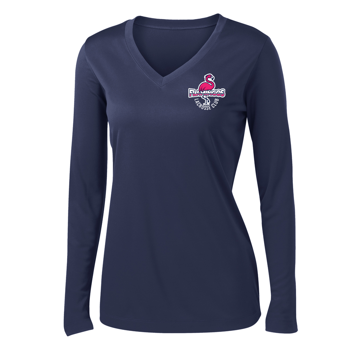 Flamingos Lacrosse Club Women's Long Sleeve Performance Shirt