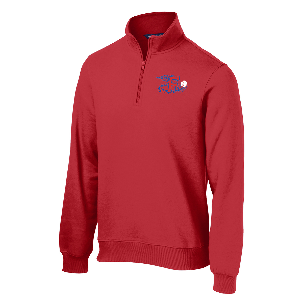 Farming Flames Baseball 1/4 Zip Fleece