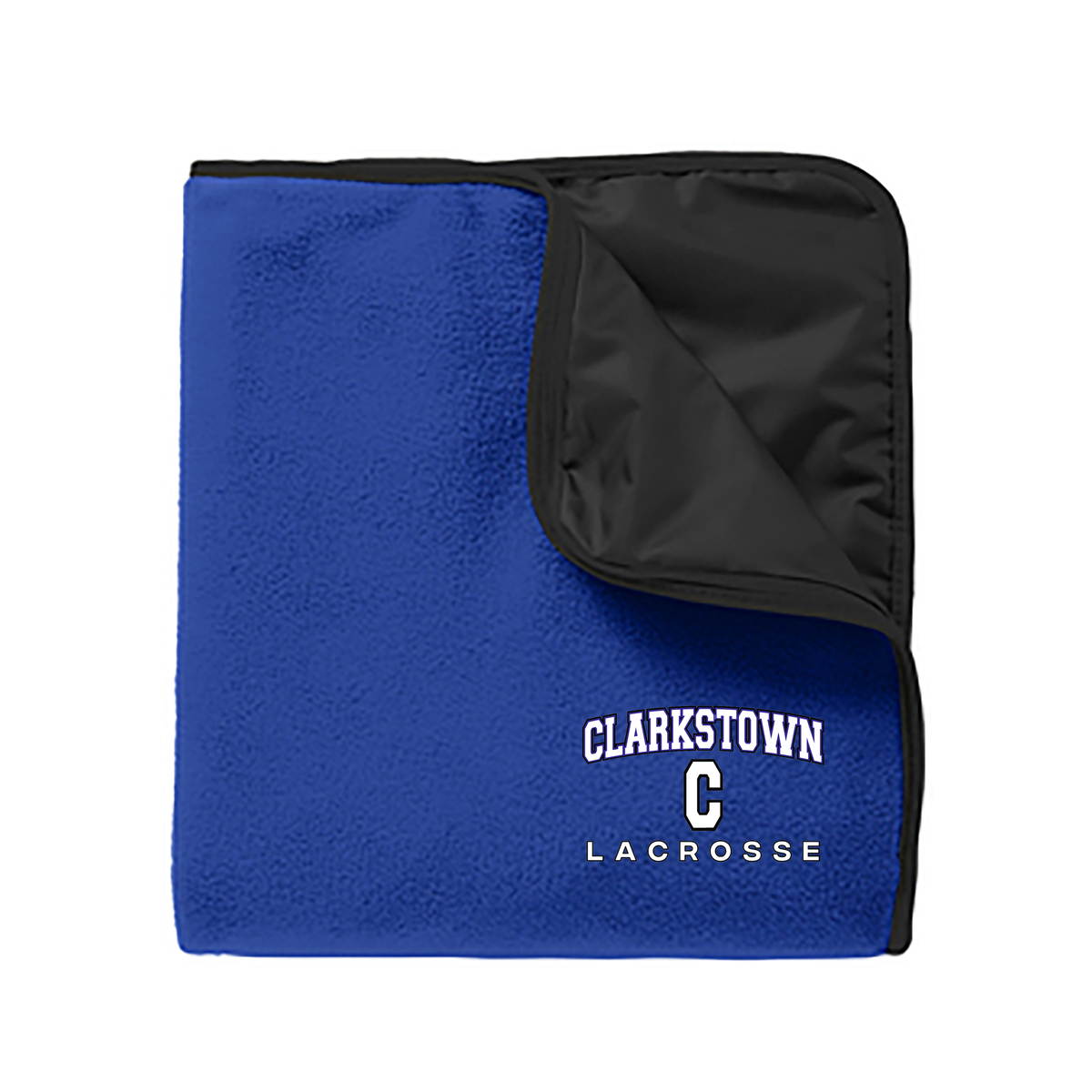 Clarkstown Lacrosse Fleece & Poly Blanket